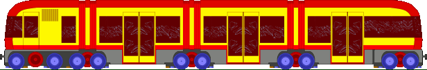 Buszug auf der Stra&szlig;e